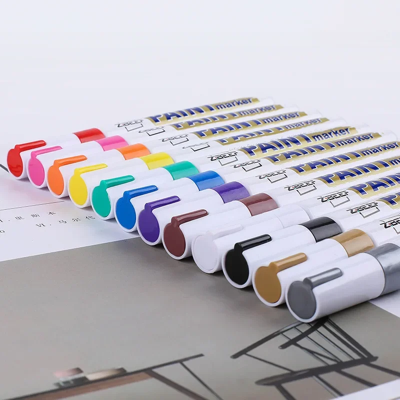 Bolígrafo de pintura metálico impermeable para niños con aceite - imagen 2