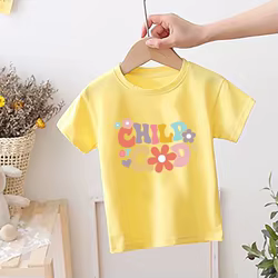 Camiseta de niña para verano – Estampado Niño Dios manga corta