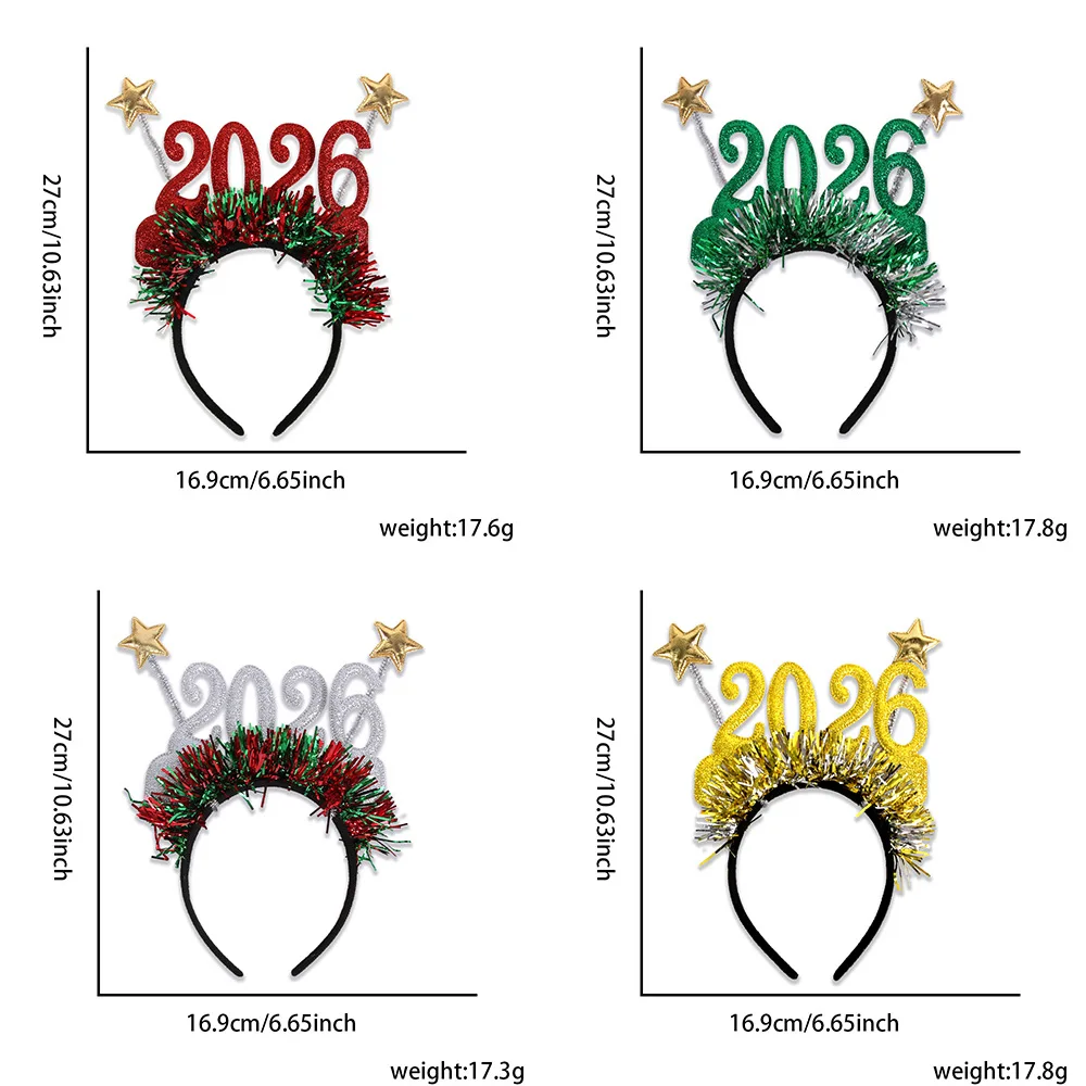 Estilo navideño con diadema