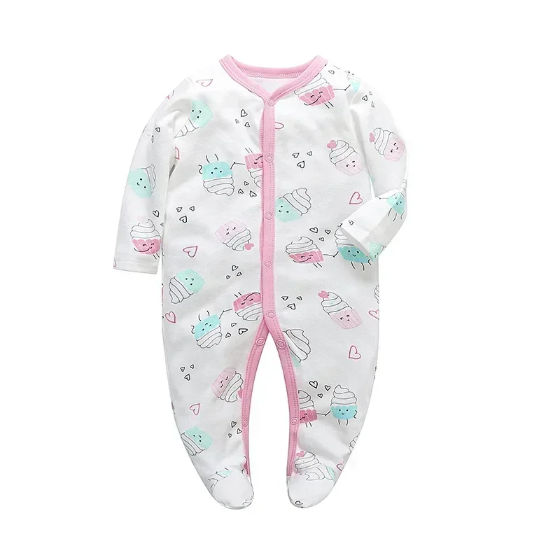 Pelele infantil de algodón – Mono suave de punto para gatear - imagen 4