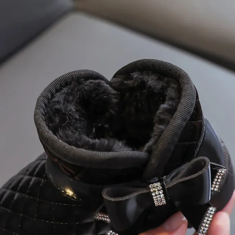 Botas de nieve impermeables para niñas, cálidas a prueba del viento - imagen 5