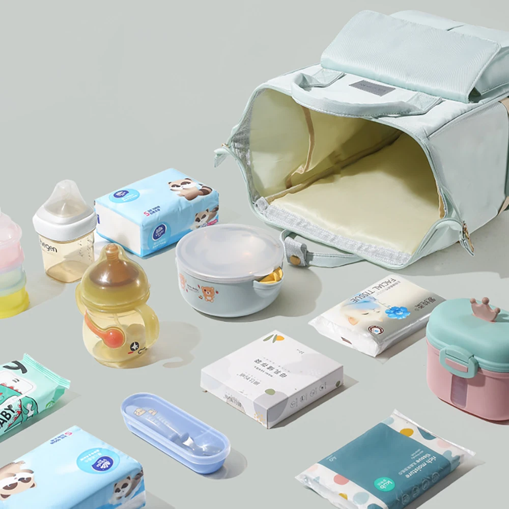 Bolsa de pañales impermeable para bebé – Gran capacidad y fácil de limpiar - imagen 5
