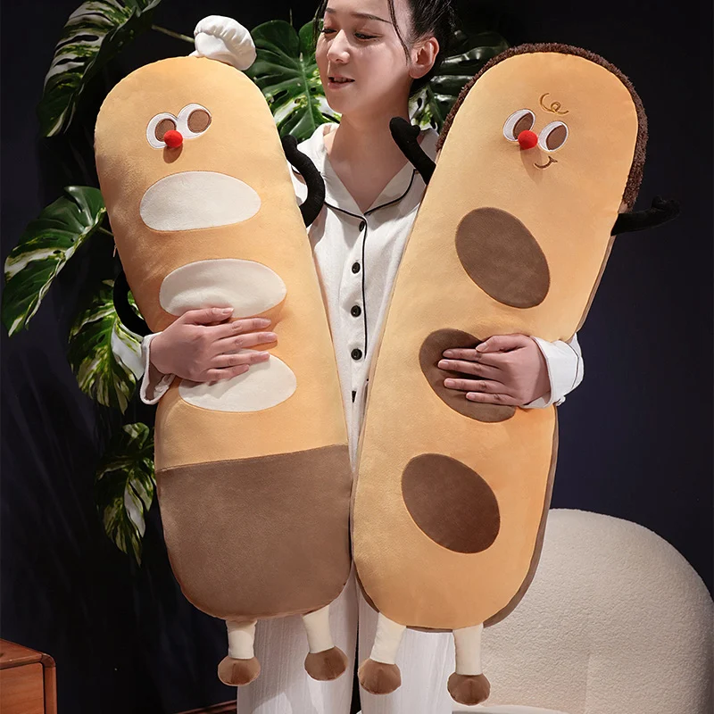 Almohada peluche con forma de pan para niños – suave y acogedora - imagen 5