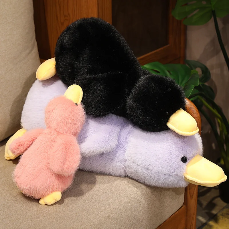 Peluche almohada pato suave para dormir, forma animal - imagen 2