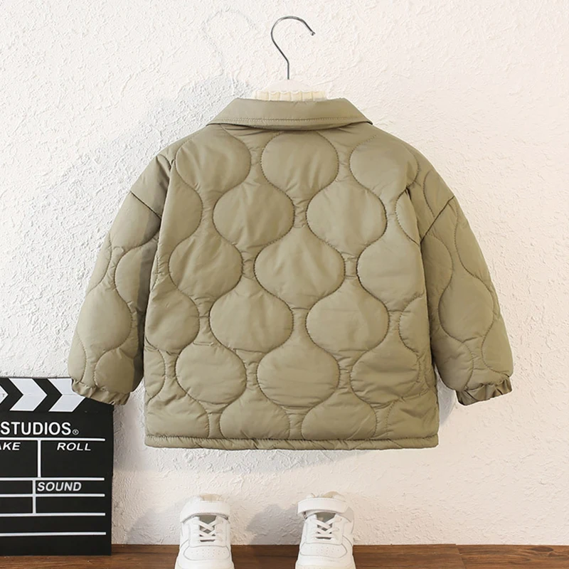 Chaqueta terciopelo grueso abrigo cálido niños - imagen 4