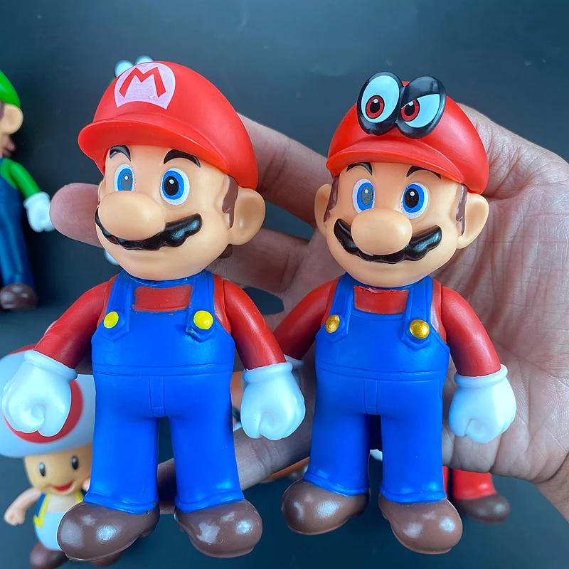 Muñeca coleccionable Luigi Super Mario Bros estilo anime
