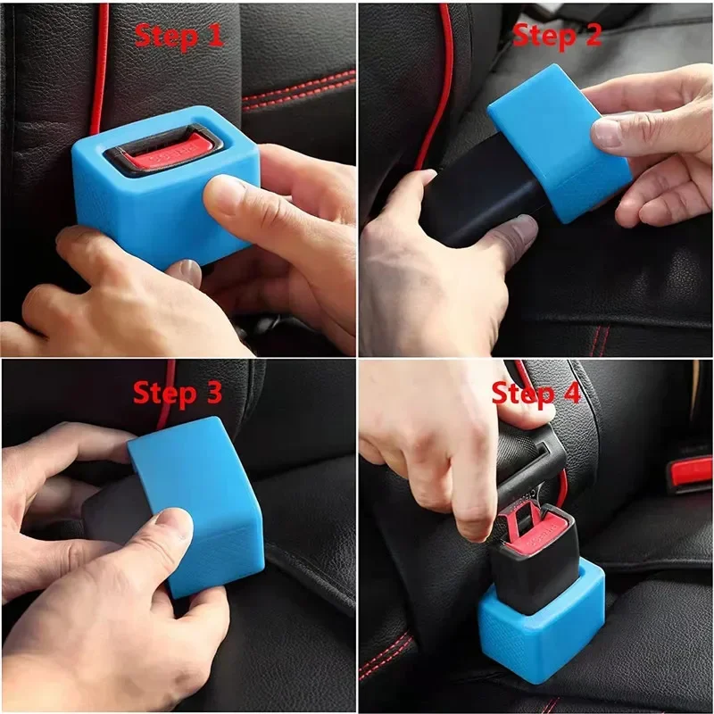 Protector cinturón seguridad infantil con funda antideslizante - imagen 2