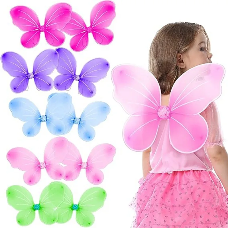 Conjunto completo de alas y accesorios de mariposa