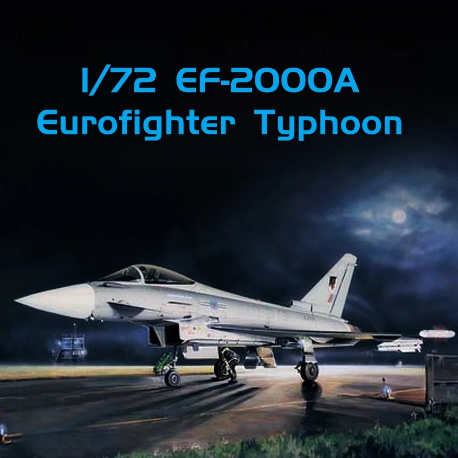 Kit modelo avión Eurofighter Typhoon plástico TRUMPETER EF-2000A