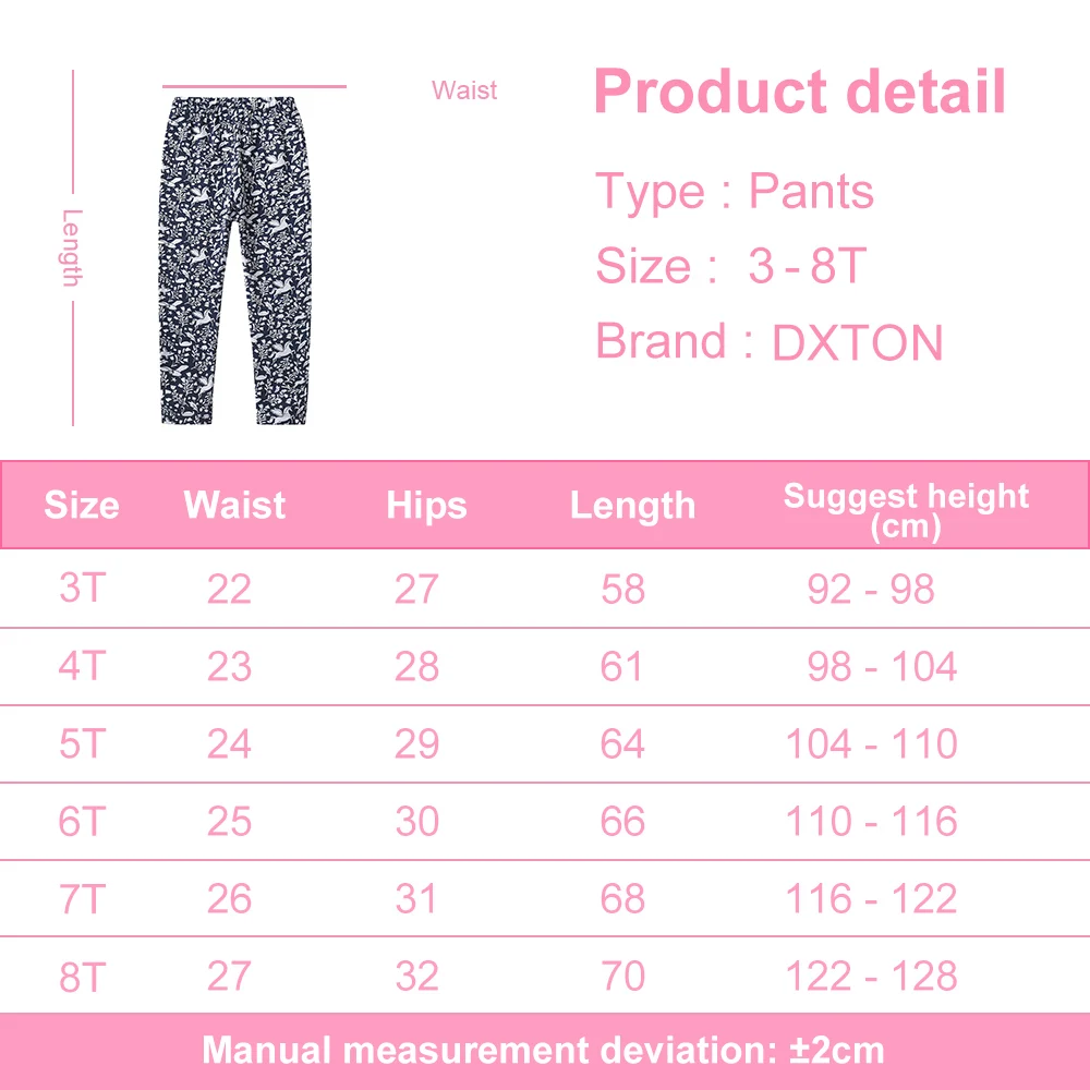 DXTON leggings de unicornio para niña, algodón pitillo casual otoño - imagen 5