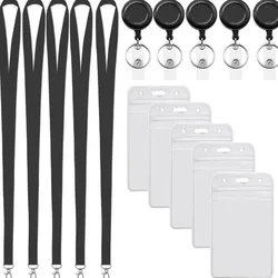 Portatarjetas de identificación con cordón - Llavero e insignias