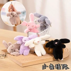 Llavero de peluche de conejo pequeño para niños, regalo