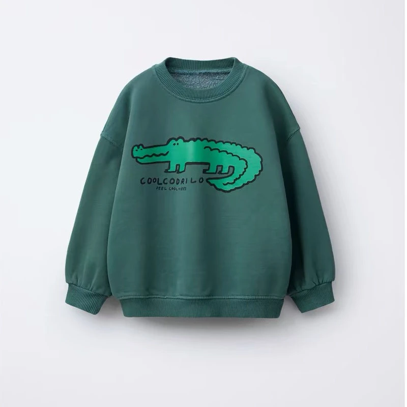 Sudadera infantil holgada con motivos