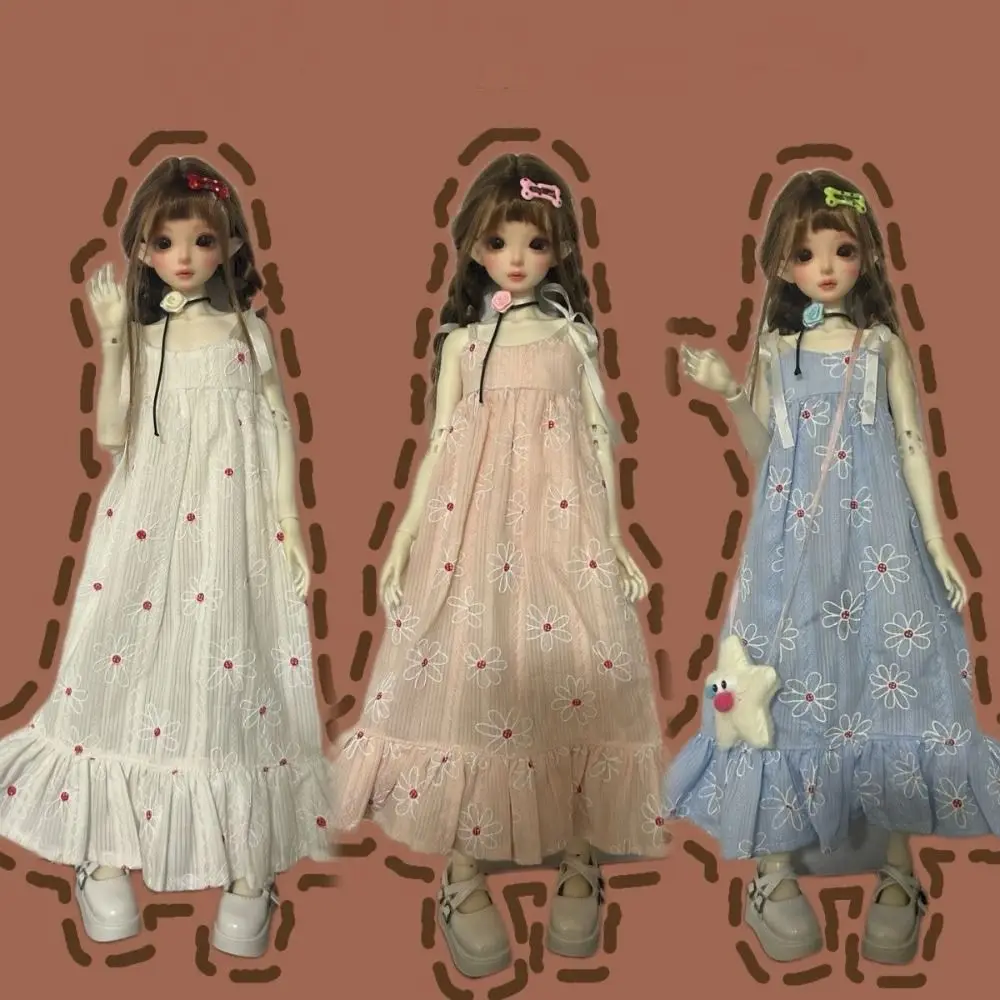 Vestido de princesa artesanal para muñecas BJD con falda larga - imagen 3
