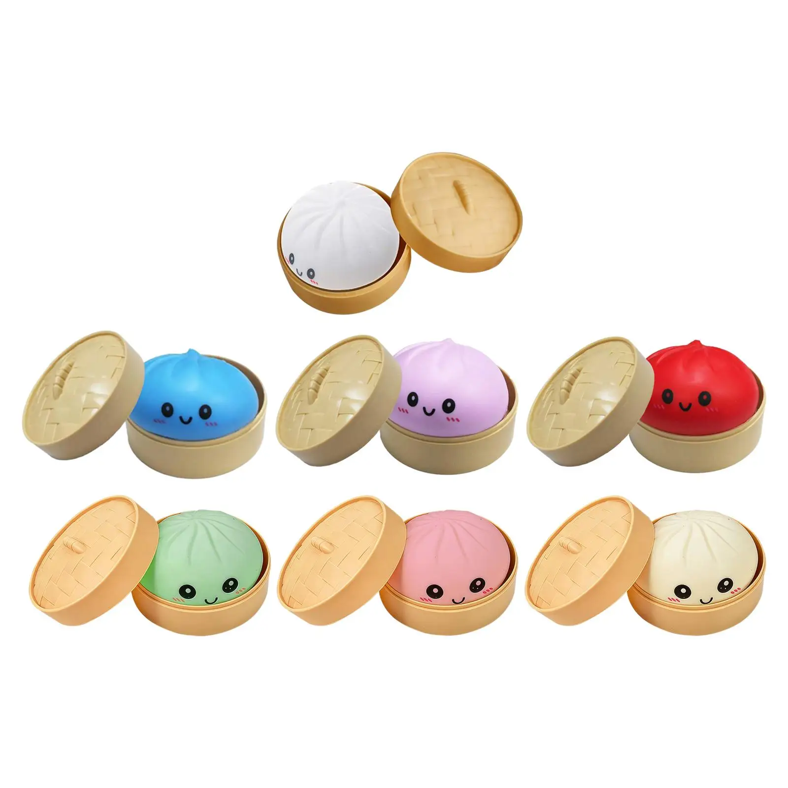Pelota antiestrés Dumpling sensorial suave tipo bola de masa - imagen 2