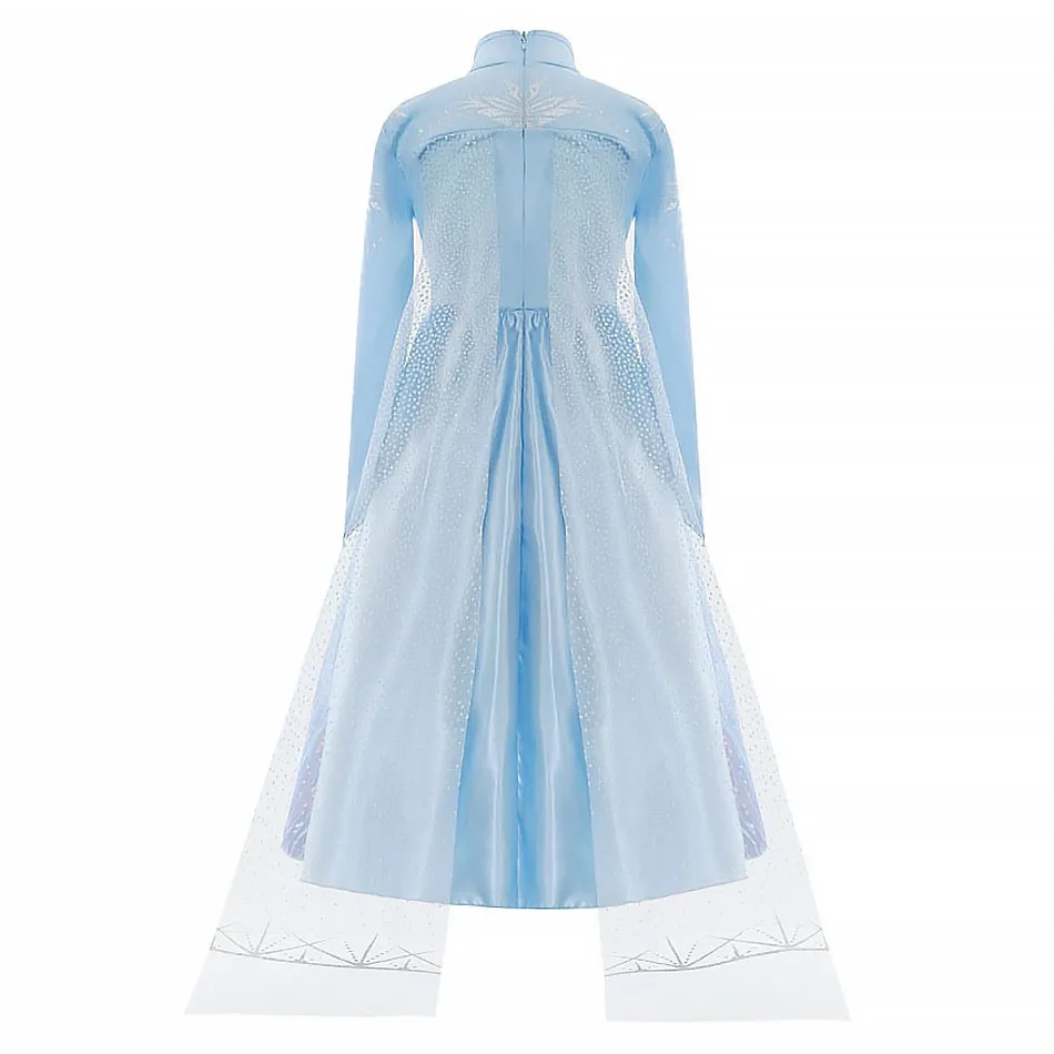 Vestido disfraz princesa Elsa para niña, fantasía y carnaval - imagen 3