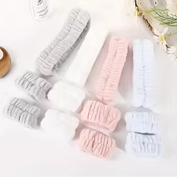 Diademas de toalla para lavar la cara y el cabello, mujer o niña