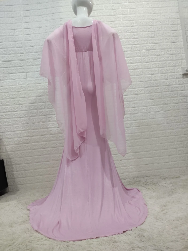 Vestido de maternidad largo para sesión de fotos - imagen 5