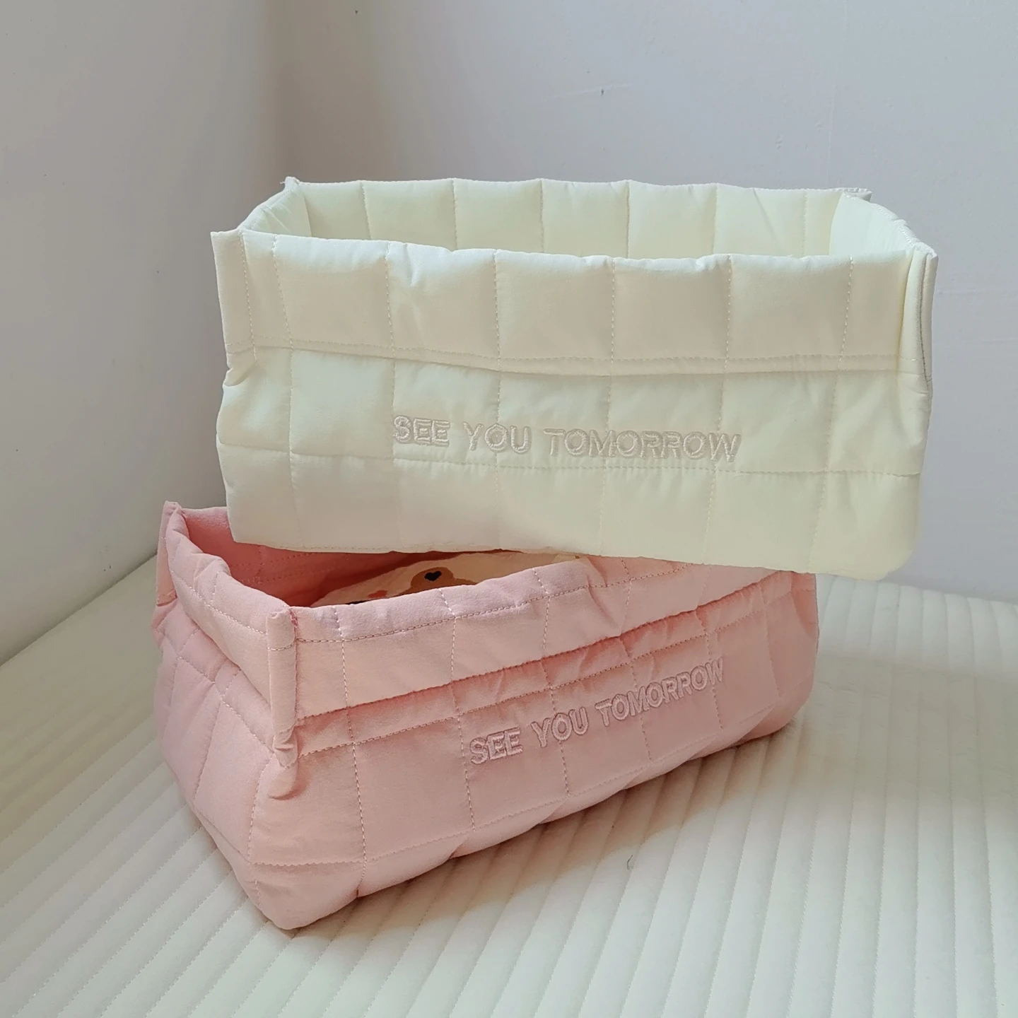 Bolsa pañalera acolchada con organizador tipo caddy para bebé - imagen 3