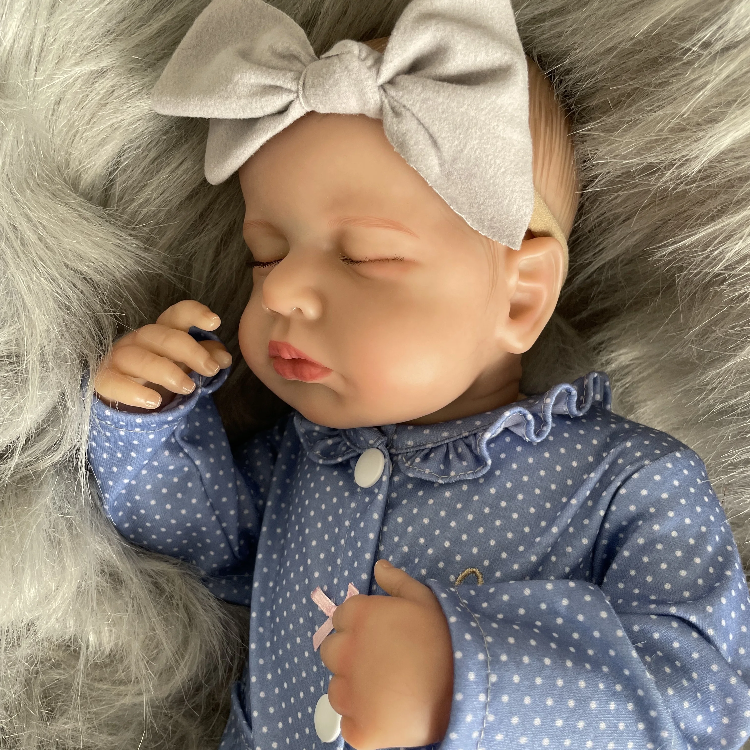 Muñeca bebé reborn recién nacido 3D realista, cuerpo tela y vinilo - imagen 5