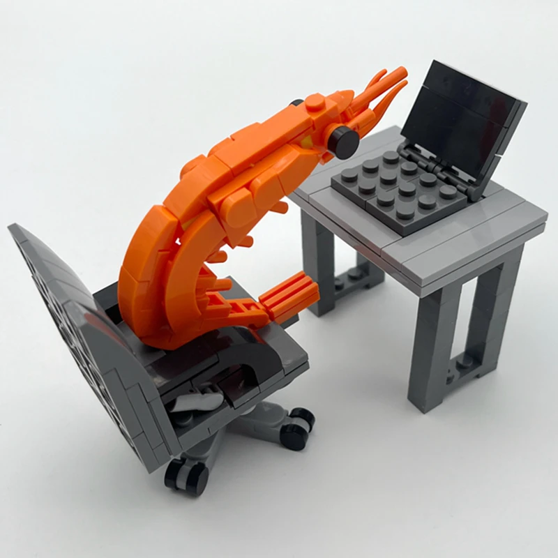 Bloques de construcción MOC modelo camarón: kit ensamblaje infantil - imagen 2