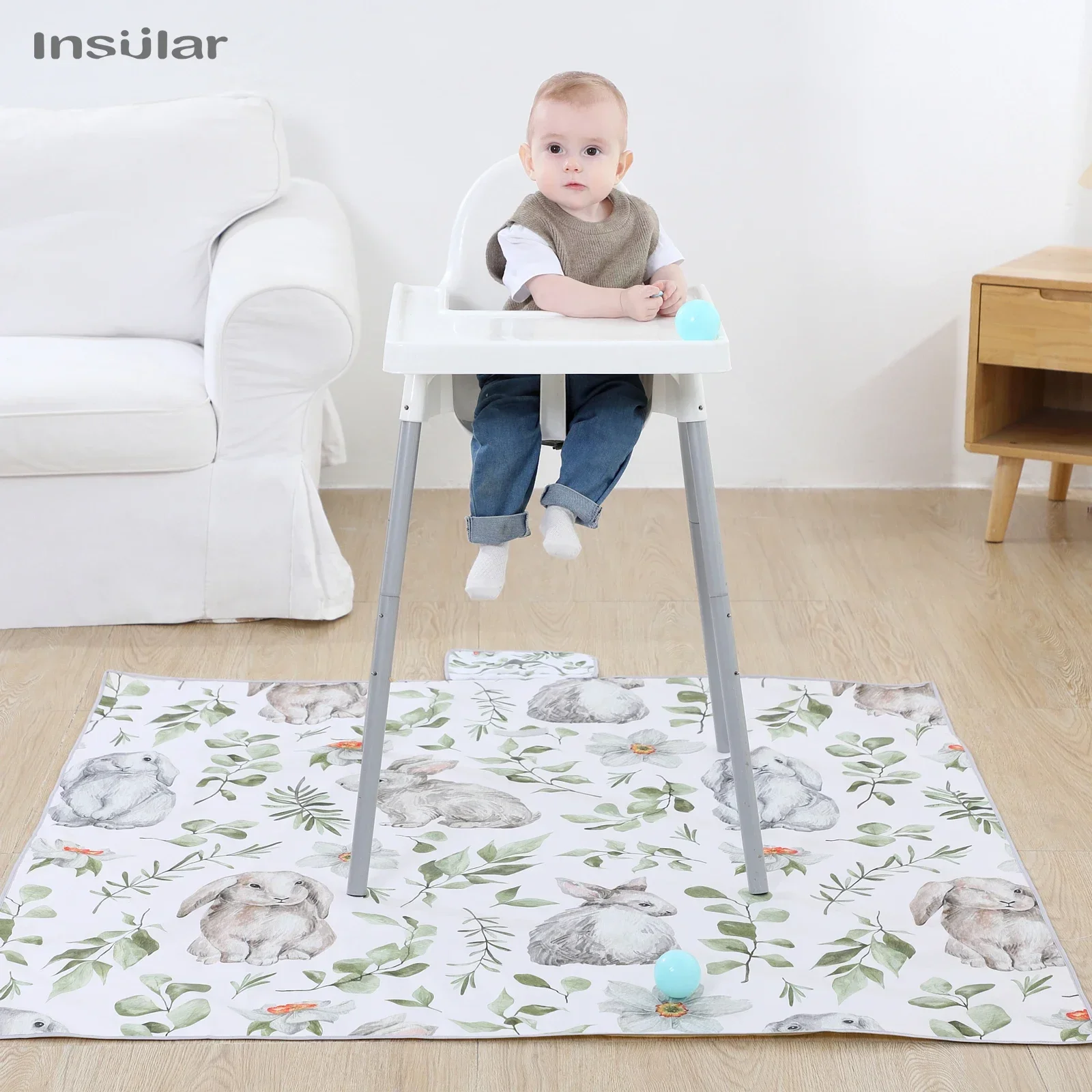 Alfombra de juegos plegable para bebé con motivos animados - imagen 2