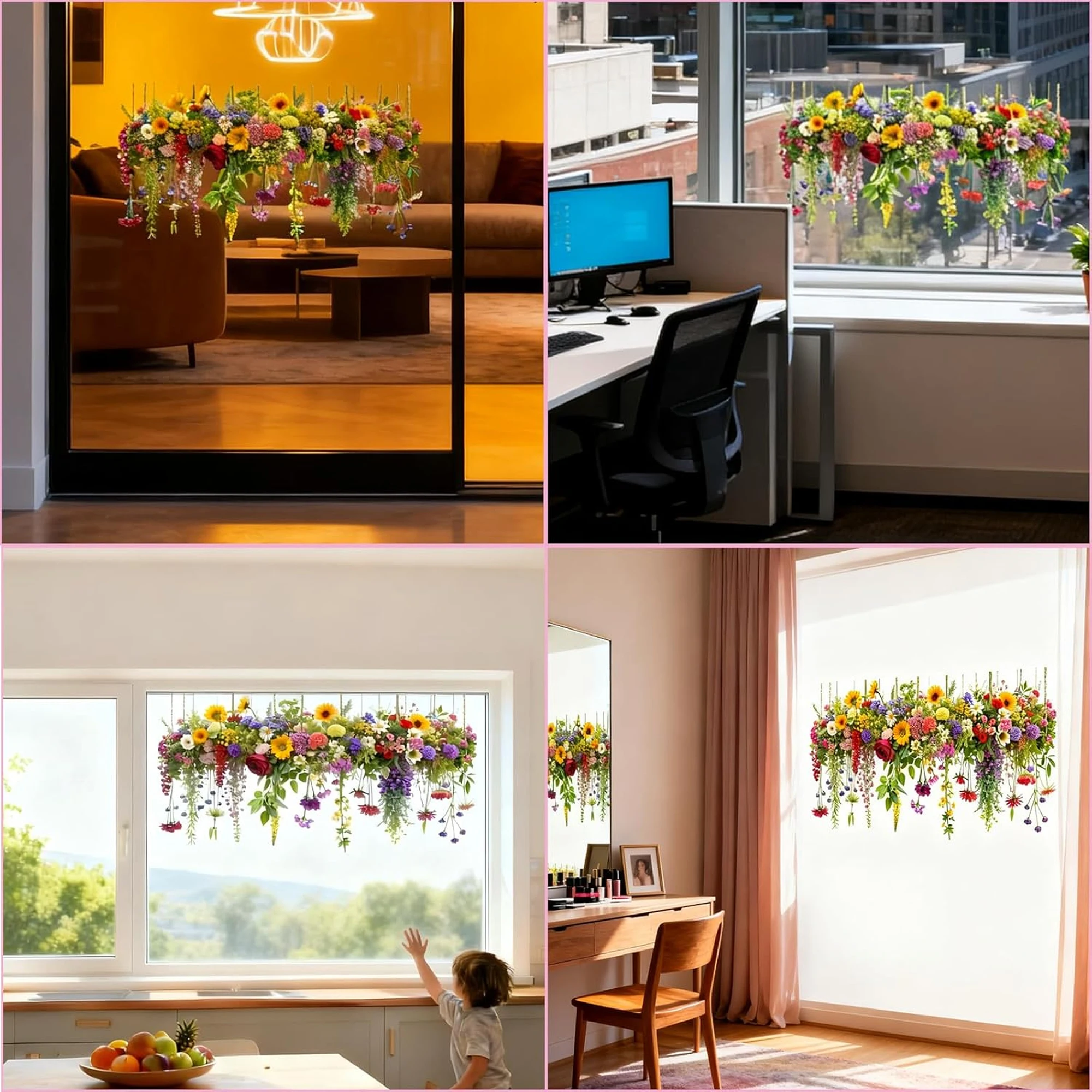 Guirnalda floral para decorar en primavera