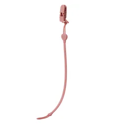 Cadena de silicona para chupete con clip de dentición
