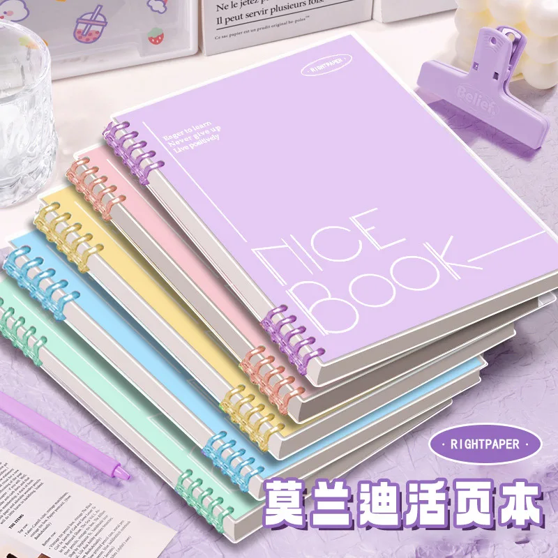 Cuaderno A5 60 hojas encuadernación anillas – Portada PP resistente escolar