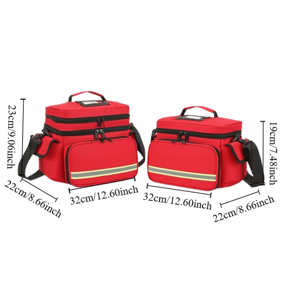 Bolsa de primeros auxilios impermeable doble capa Oxford con cremallera - imagen 3