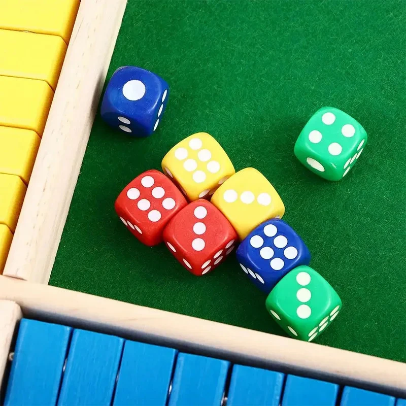 Juego cerrado de dados en madera para niños - imagen 2