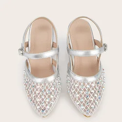 Sandalias de verano para niña con lazo – tacón alto ligero princesa