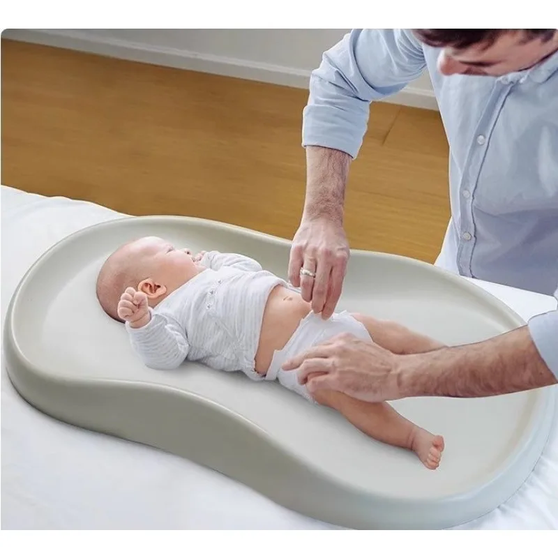 Cambiador de bebé acolchado contorneado impermeable gris - imagen 4