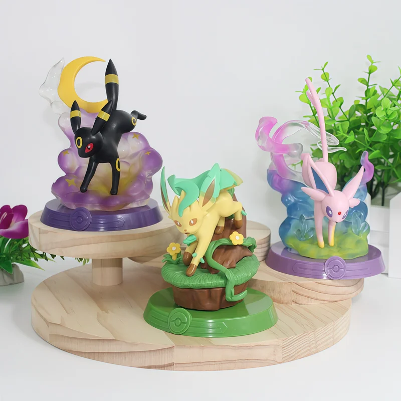 Figura de Pokémon Eeveelution con diseño de Glaceon y Sylveon - imagen 5