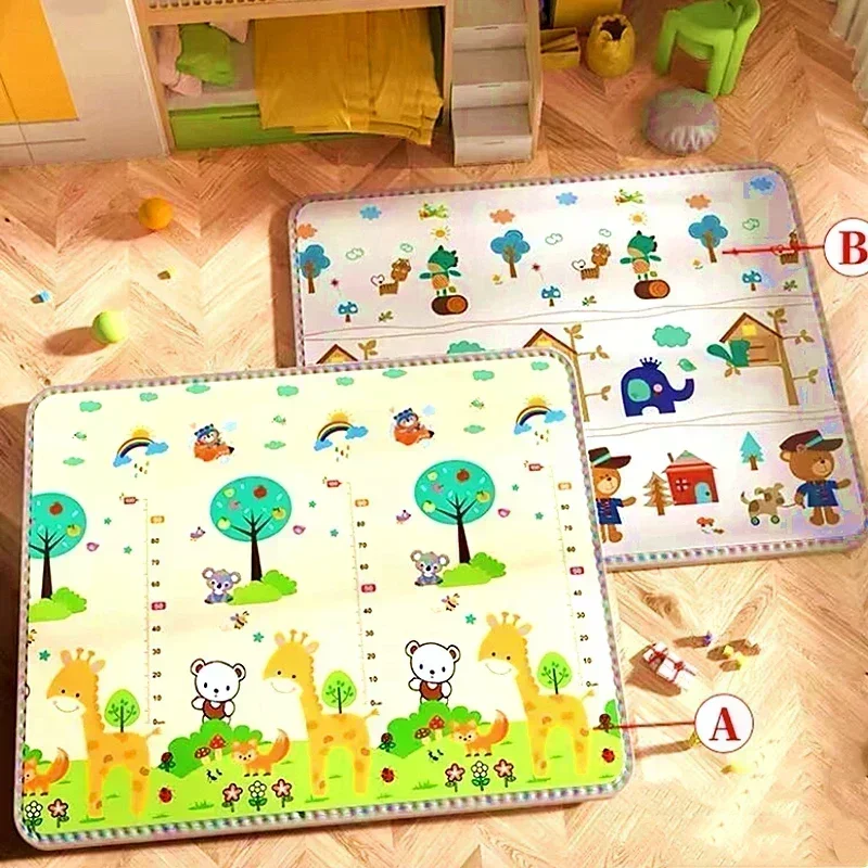Alfombra de juego gruesa para gatear – Estera ecológica EPE para bebés - imagen 4