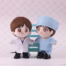Traje de doctora para muñecas – set play doctor con batas y uniformes de colores