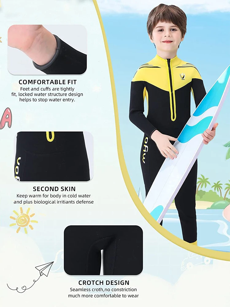 Traje de neopreno térmico con manga larga para surf - imagen 5