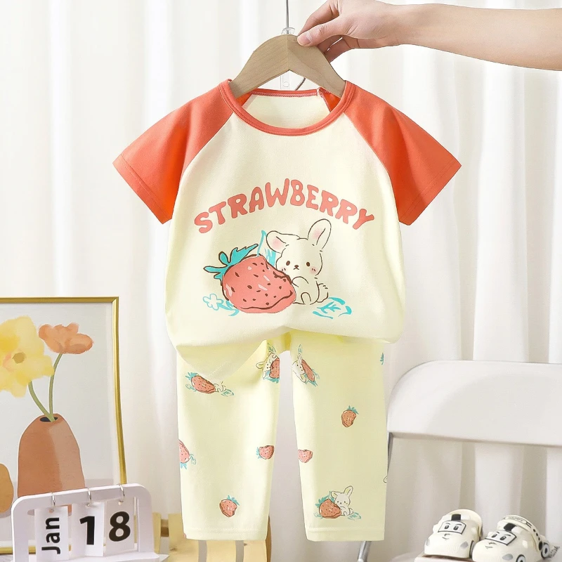Pijama de verano algodón manga corta para niños - imagen 3