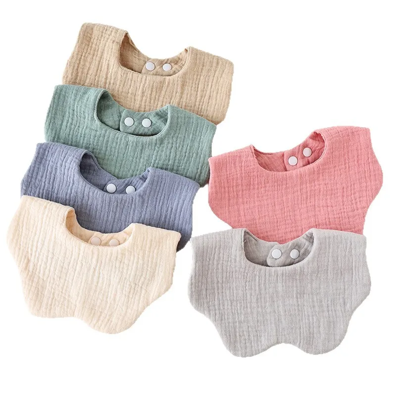 Babero suave de algodón para bebé – Transpirable y absorbente - imagen 3