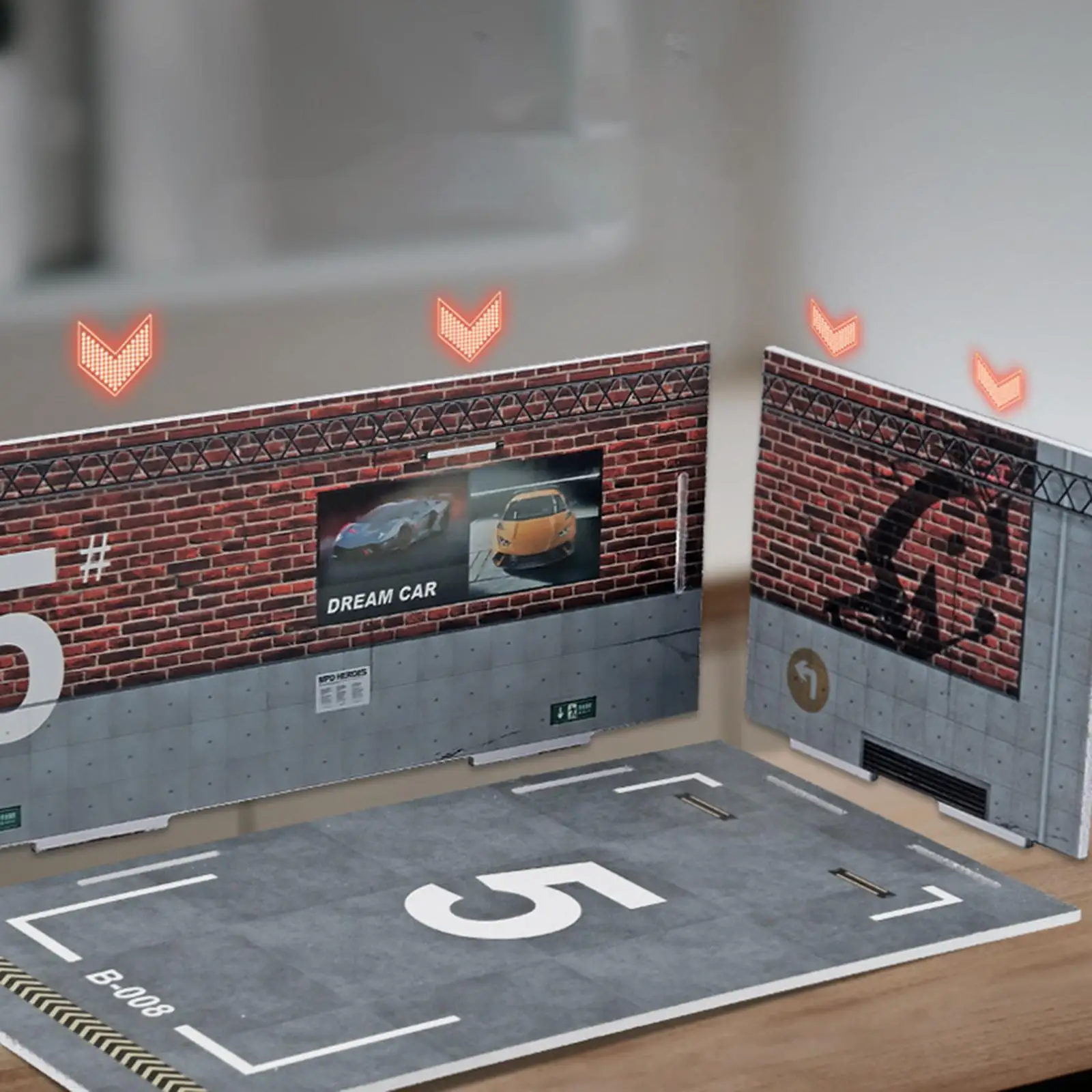 Garaje en miniatura para diorama y decoración infantil - imagen 4