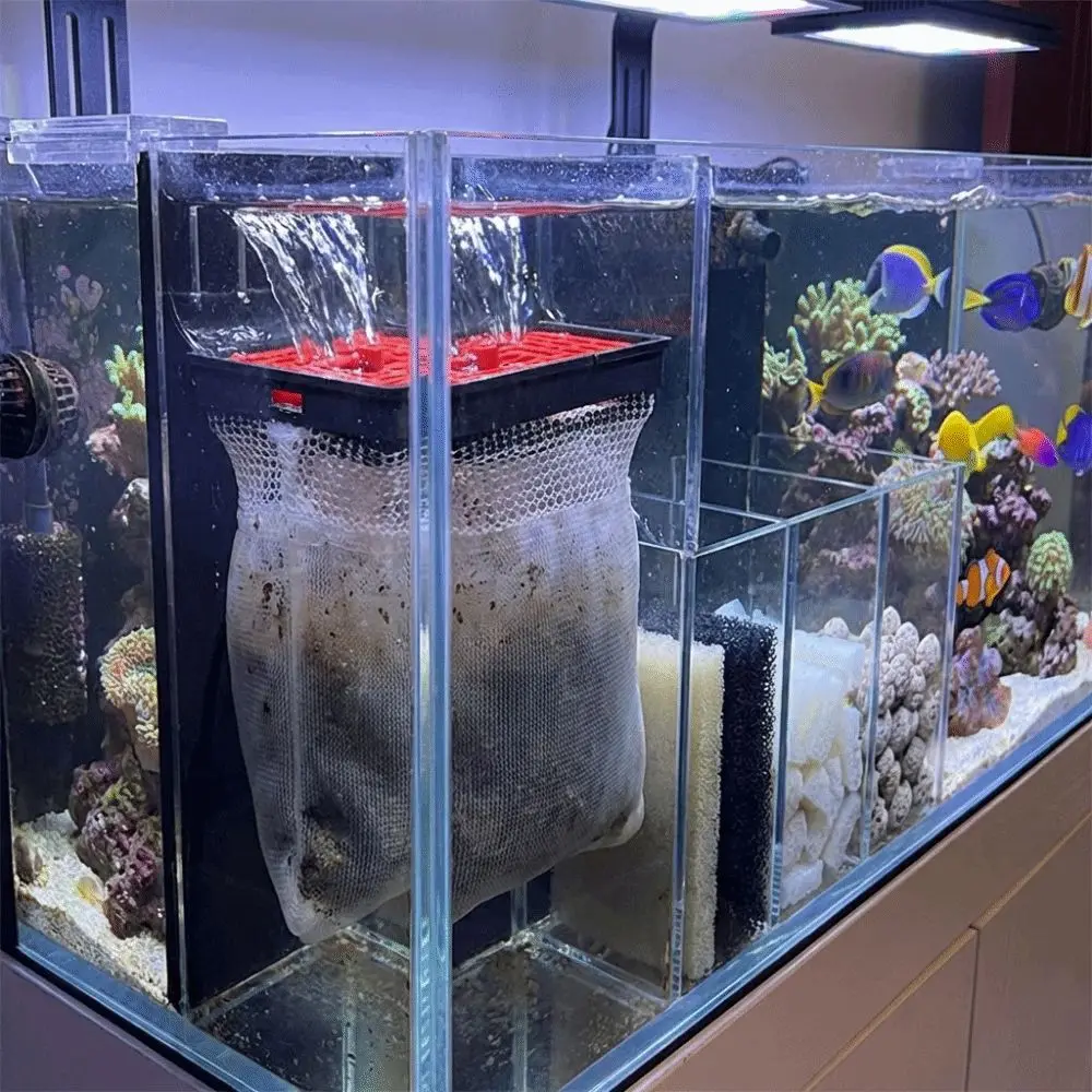Bolsa filtro de acuario colgante con bomba y goteo eficiente - imagen 3
