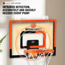Tablero de baloncesto con puntuación electrónica para niños