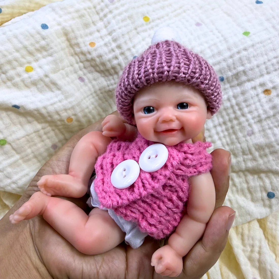 Muñeca reborn de silicona Vivienne lavable, suave y blandita - imagen 2