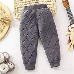 Leggings cálidos de color liso para niños y niñas, otoño/invierno