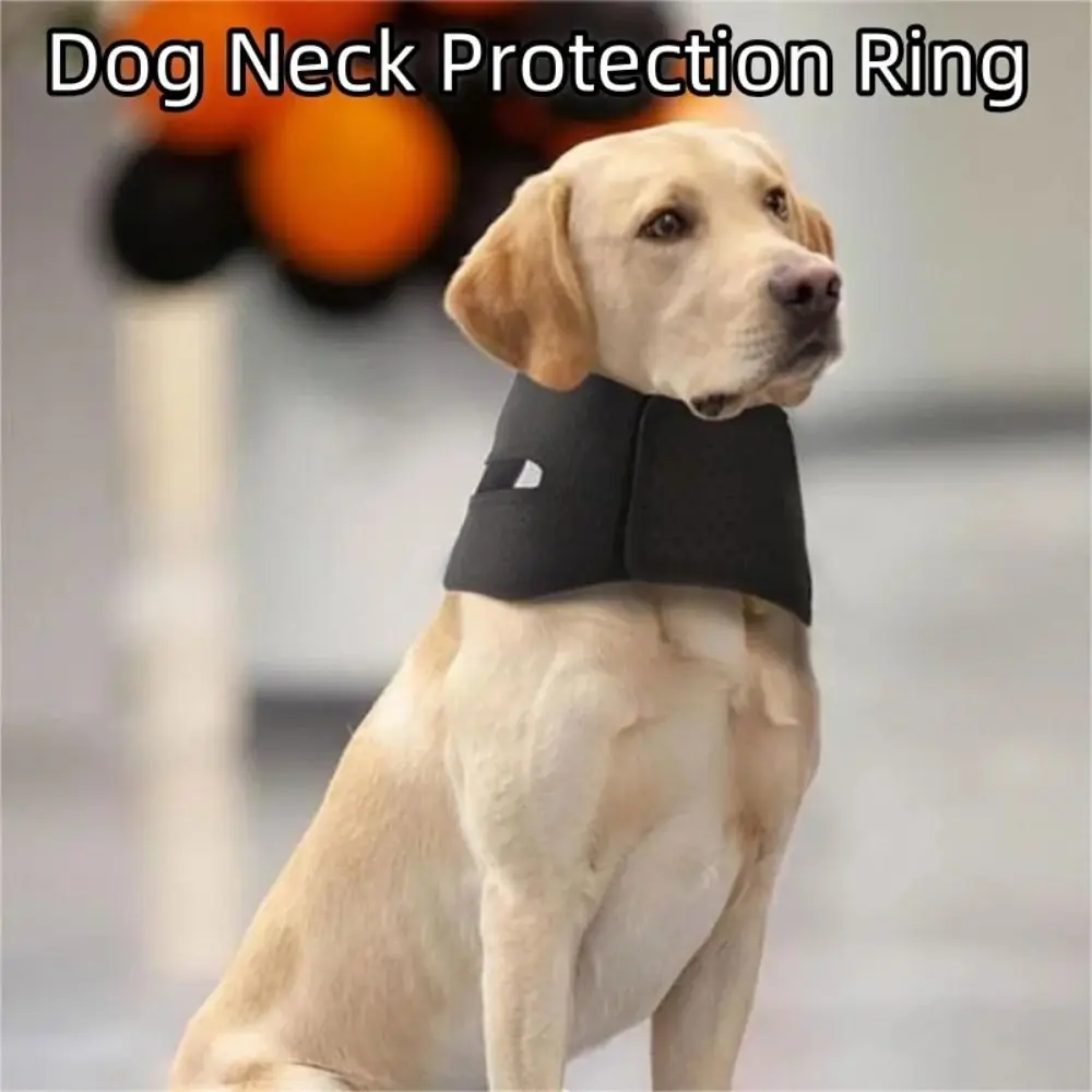 Collar antilamido para mascotas ajustable transpirable, visión libre - imagen 3