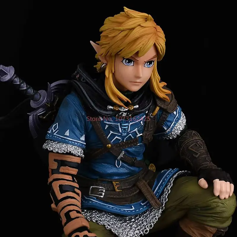 Figura de Enlace de la saga Zelda, estatua anime para escritorio - imagen 5