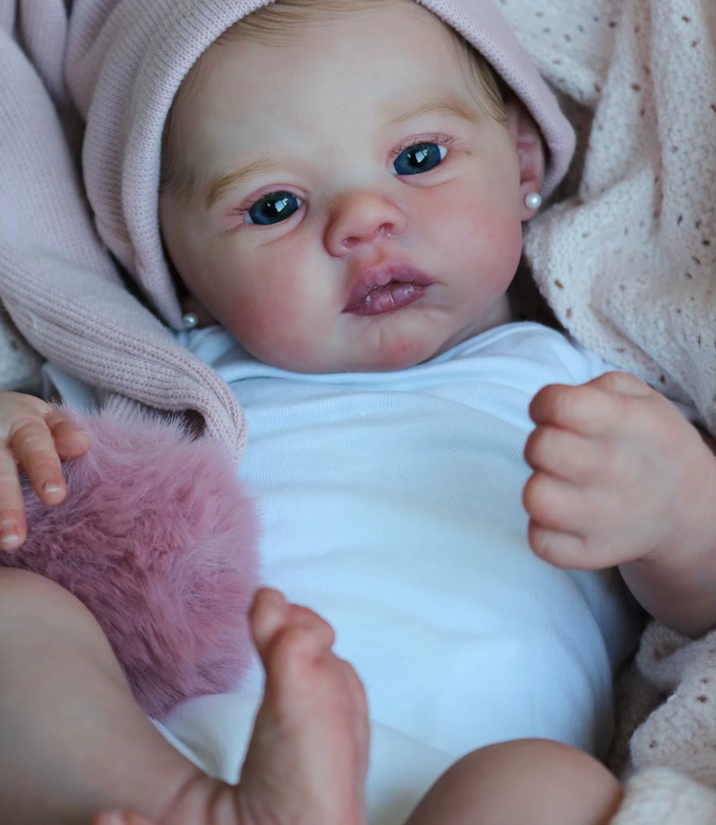 Meadow Muñeca bebé Reborn cuerpo suave piel 3D coleccionable - imagen 5