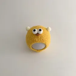 Gorro bebé de punto cálido con protección de oídos y viento