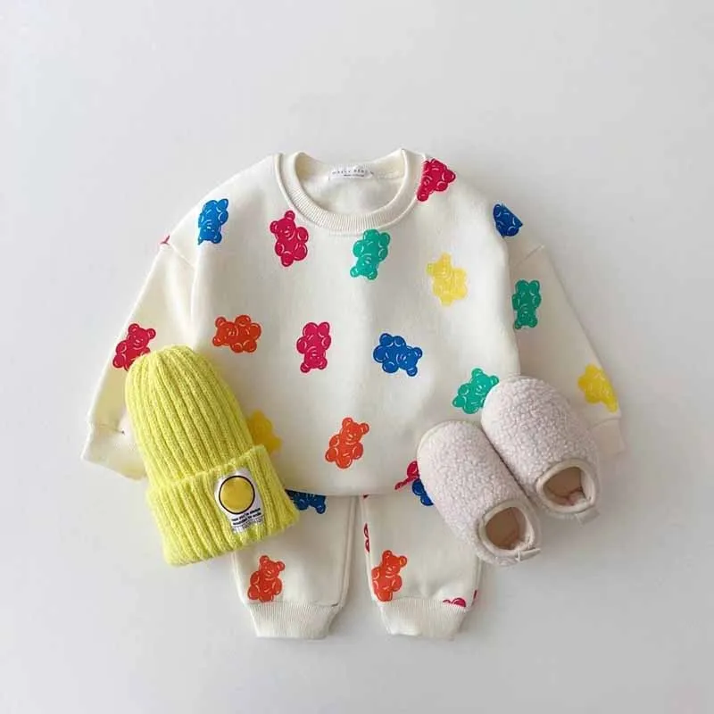 Conjunto de lana infantil para invierno: suéter y pantalón - imagen 4