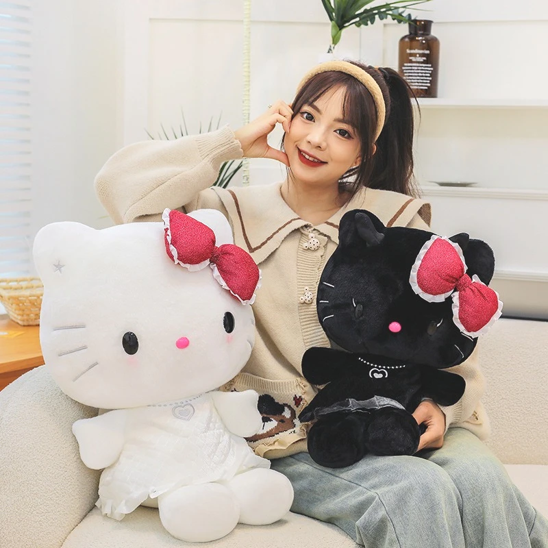 Peluche Hello Kitty suave y cómodo, almohada infantil para niños